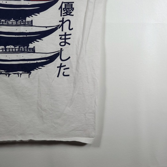 Call Your Mother Mens T-Shirt Size Medium Mt Fiji Red Sun Japanese Pop Culture - Picture 16 of 16